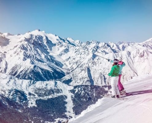 Skiing in Valais